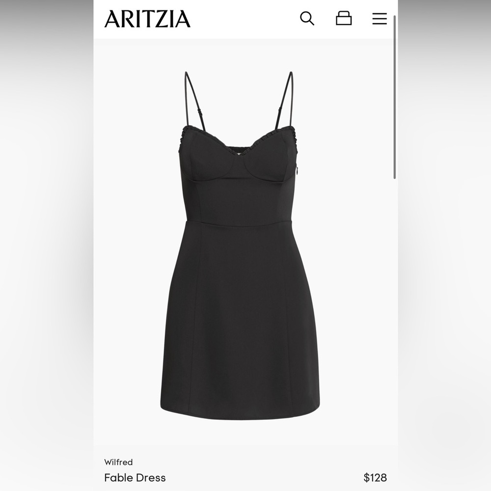 Black. Aritzia Fable dress